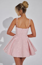 Dorothy Mini Dress - Blush - Napalia