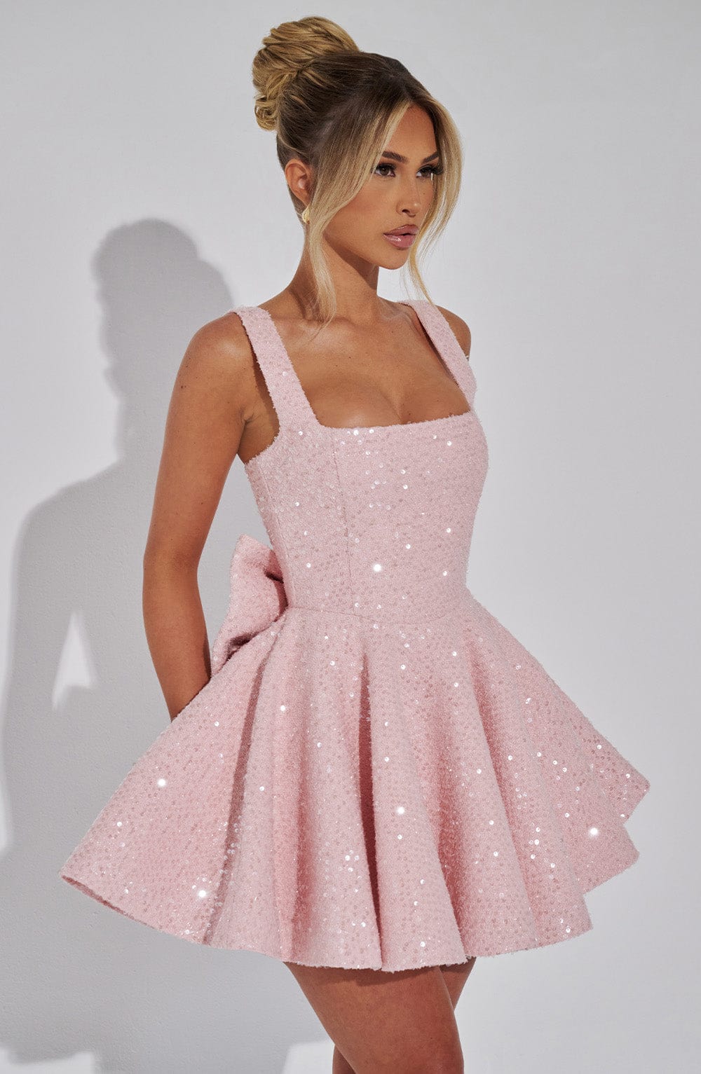 Dorothy Mini Dress - Blush - Napalia