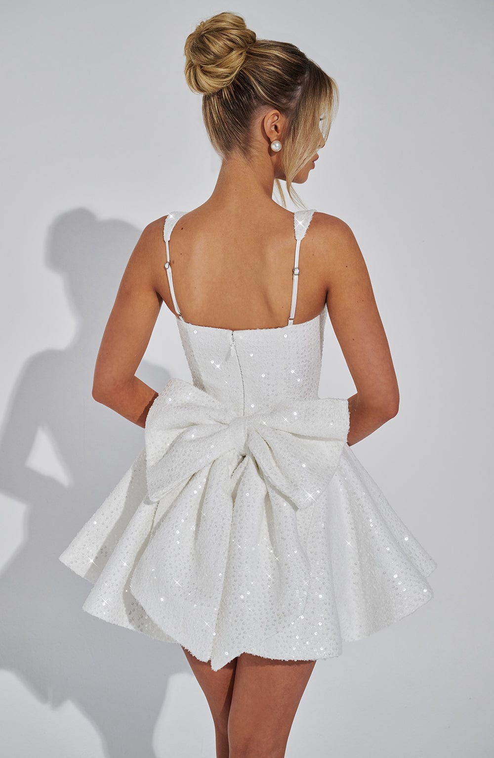 Dorothy Mini Dress - Ivory - Napalia