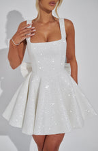 Dorothy Mini Dress - Ivory - Napalia