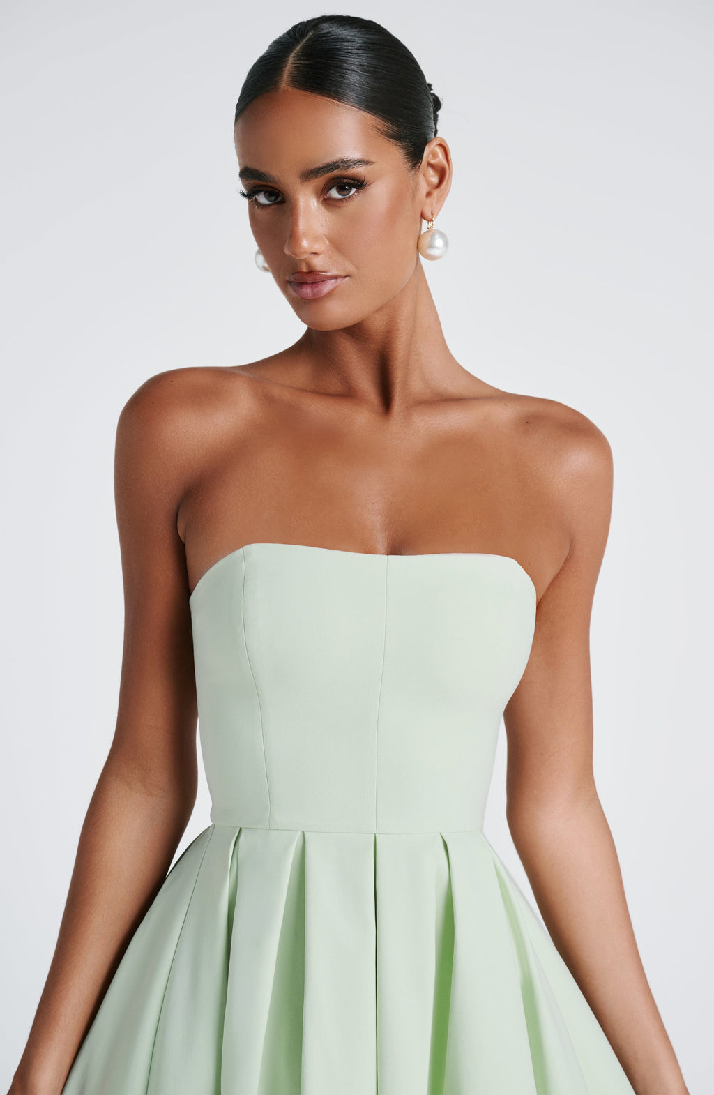 Edith Midi Dress - Mint - Napalia