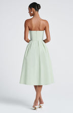Edith Midi Dress - Mint - Napalia