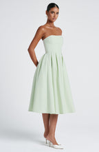 Edith Midi Dress - Mint - Napalia