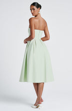 Edith Midi Dress - Mint - Napalia
