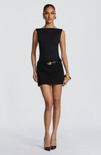 Edna Mini Skirt - Black - Napalia