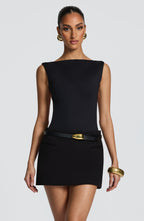 Edna Mini Skirt - Black - Napalia