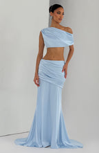 Edwina Top - Glacier Blue - Napalia