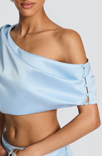 Edwina Top - Glacier Blue - Napalia