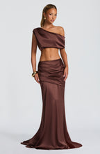 Edwina Top - Plum Brown - Napalia