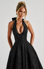 Effie Midi Dress - Black - Napalia