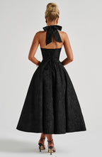 Effie Midi Dress - Black - Napalia