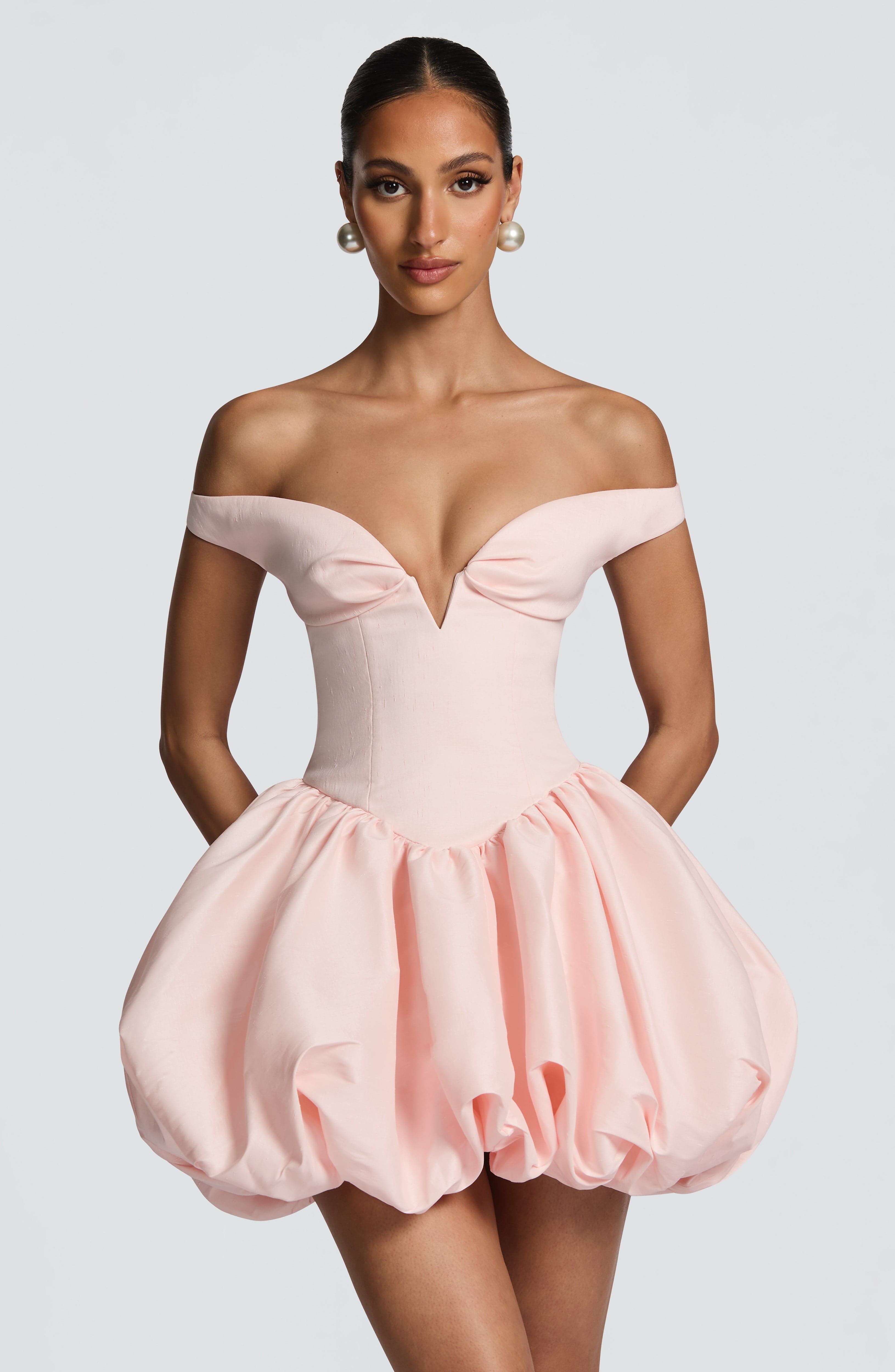 Eileen Mini Dress - Blush - Napalia