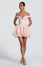 Eileen Mini Dress - Blush - Napalia