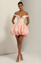 Eileen Mini Dress - Blush - Napalia