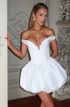 Eileen Mini Dress - Ivory - Napalia