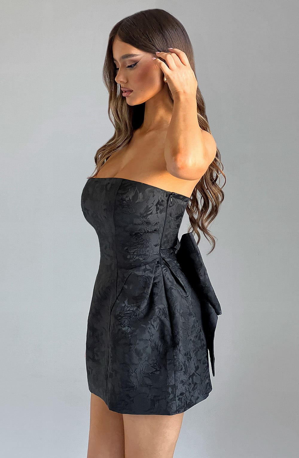 Elenora Mini Dress - Black - Napalia
