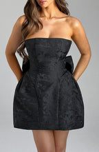 Elenora Mini Dress - Black - Napalia
