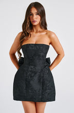 Elenora Mini Dress - Black - Napalia