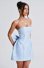 Elenora Mini Dress - Blue - Napalia