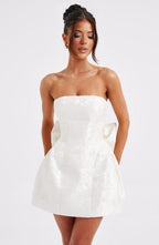 Elenora Mini Dress - Ivory - Napalia