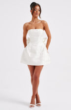 Elenora Mini Dress - Ivory - Napalia