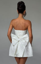 Elenora Mini Dress - Ivory - Napalia