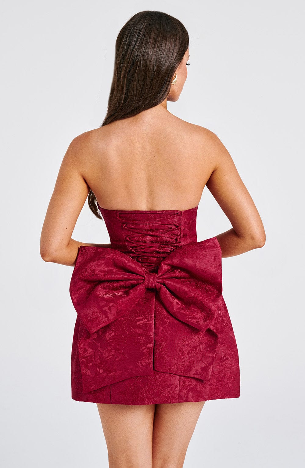 Elenora Mini Dress - Red - Napalia