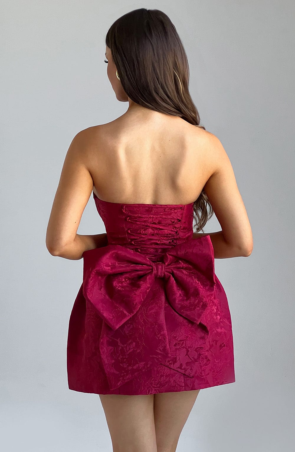 Elenora Mini Dress - Red - Napalia