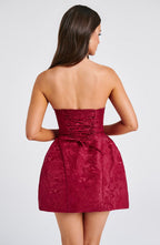 Elenora Mini Dress - Red - Napalia