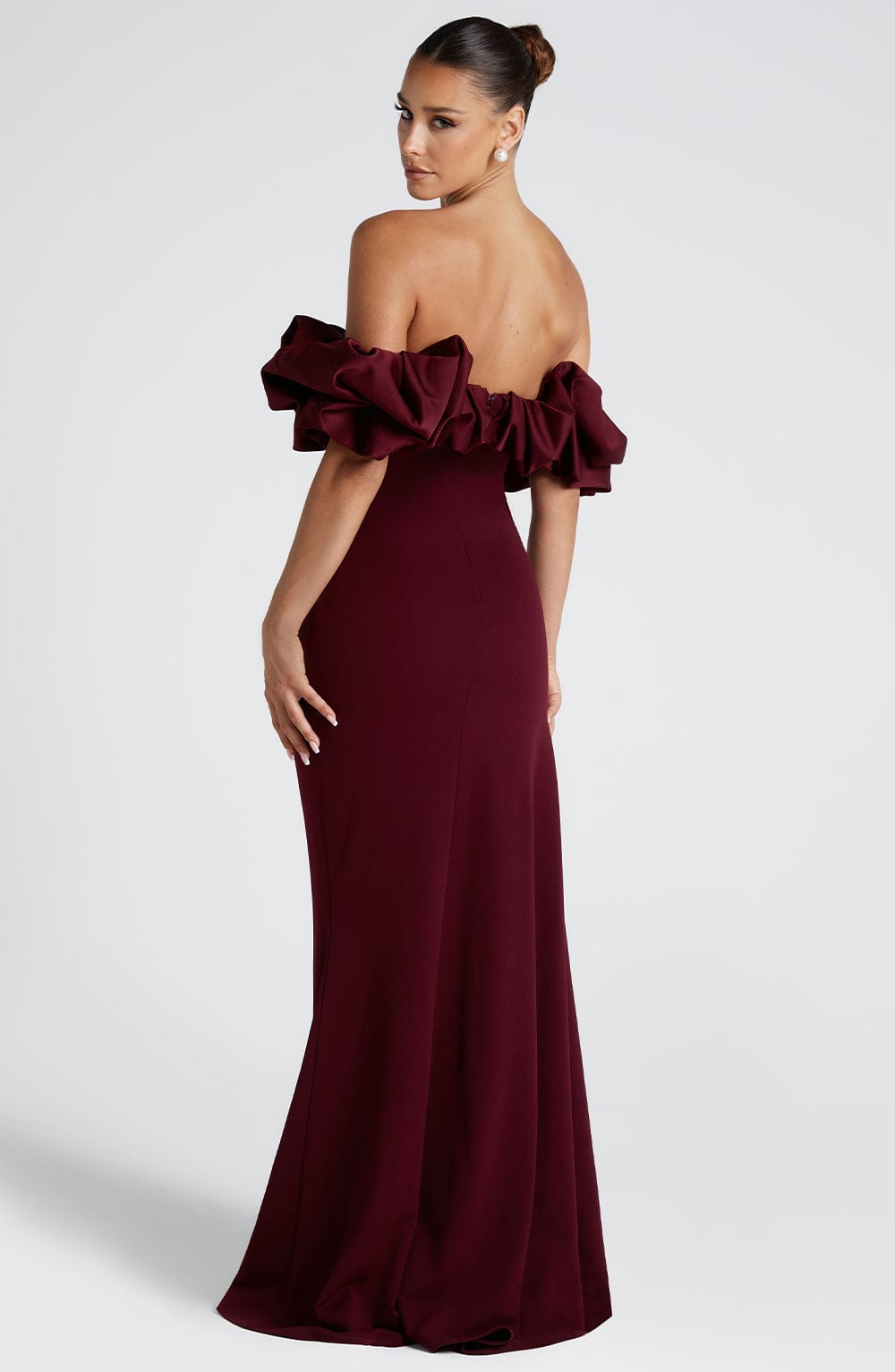 Elsie Maxi Dress - Cherry Lacquer - Napalia