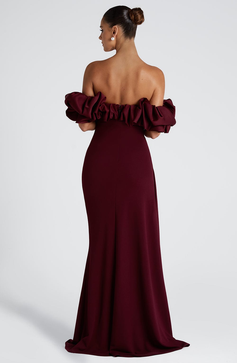 Elsie Maxi Dress - Cherry Lacquer - Napalia
