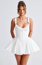 Elva Playsuit - Ivory - Napalia