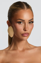 Elvera Earrings - Cream - Napalia