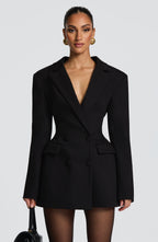 Elvira Mini Dress - Black - Napalia