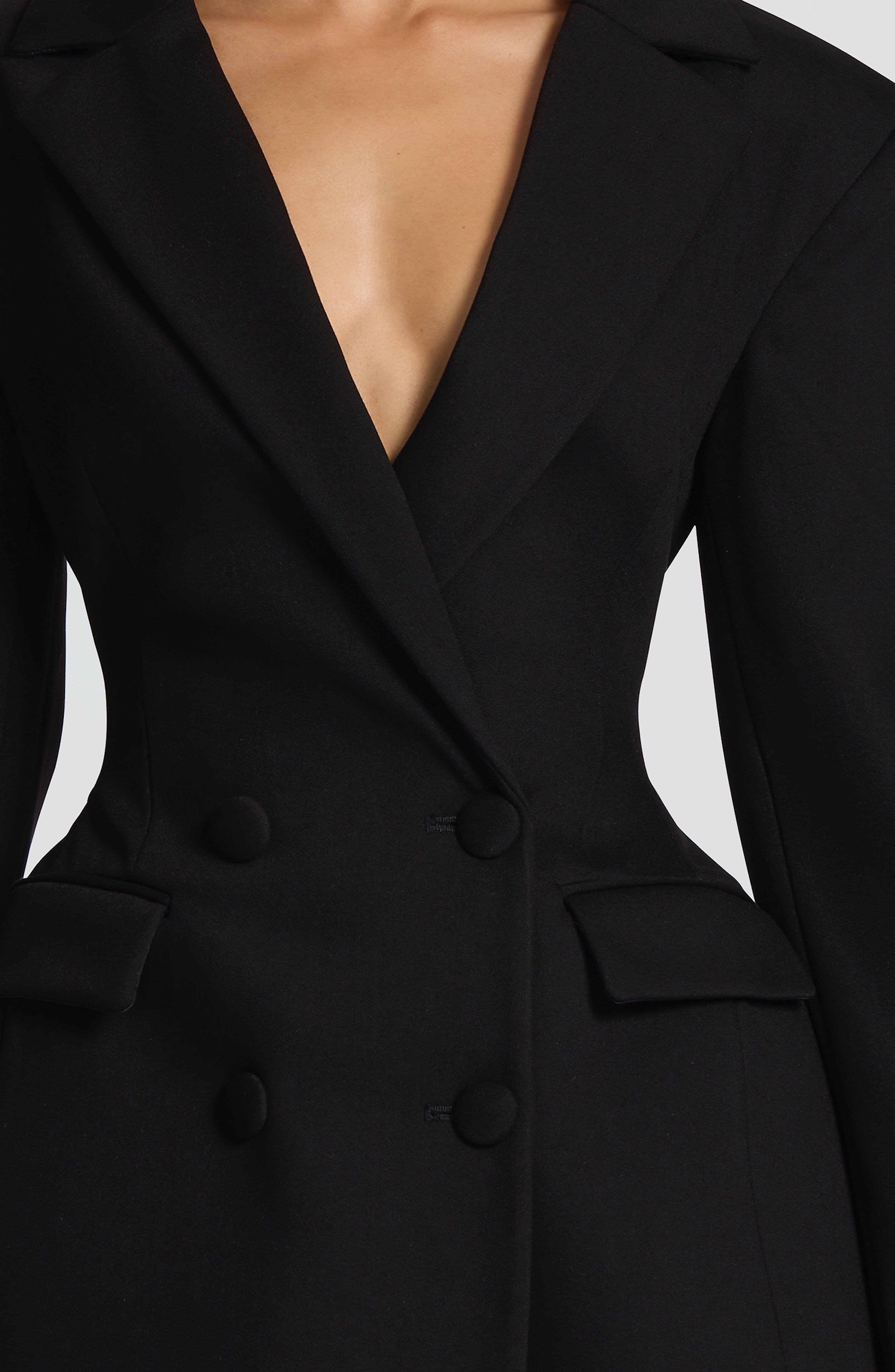 Elvira Mini Dress - Black - Napalia