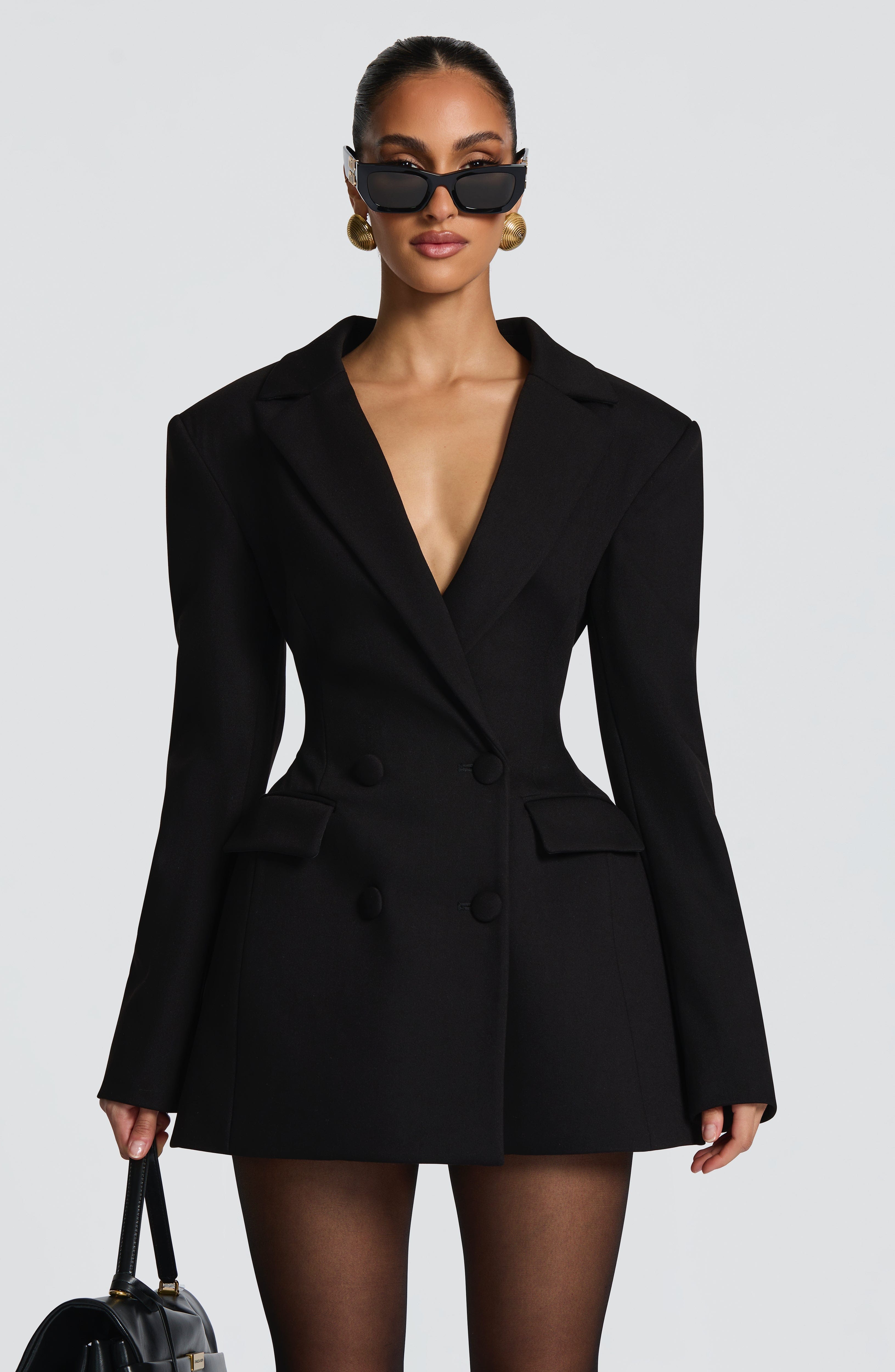 Elvira Mini Dress - Black - Napalia