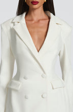 Elvira Mini Dress - Ivory - Napalia