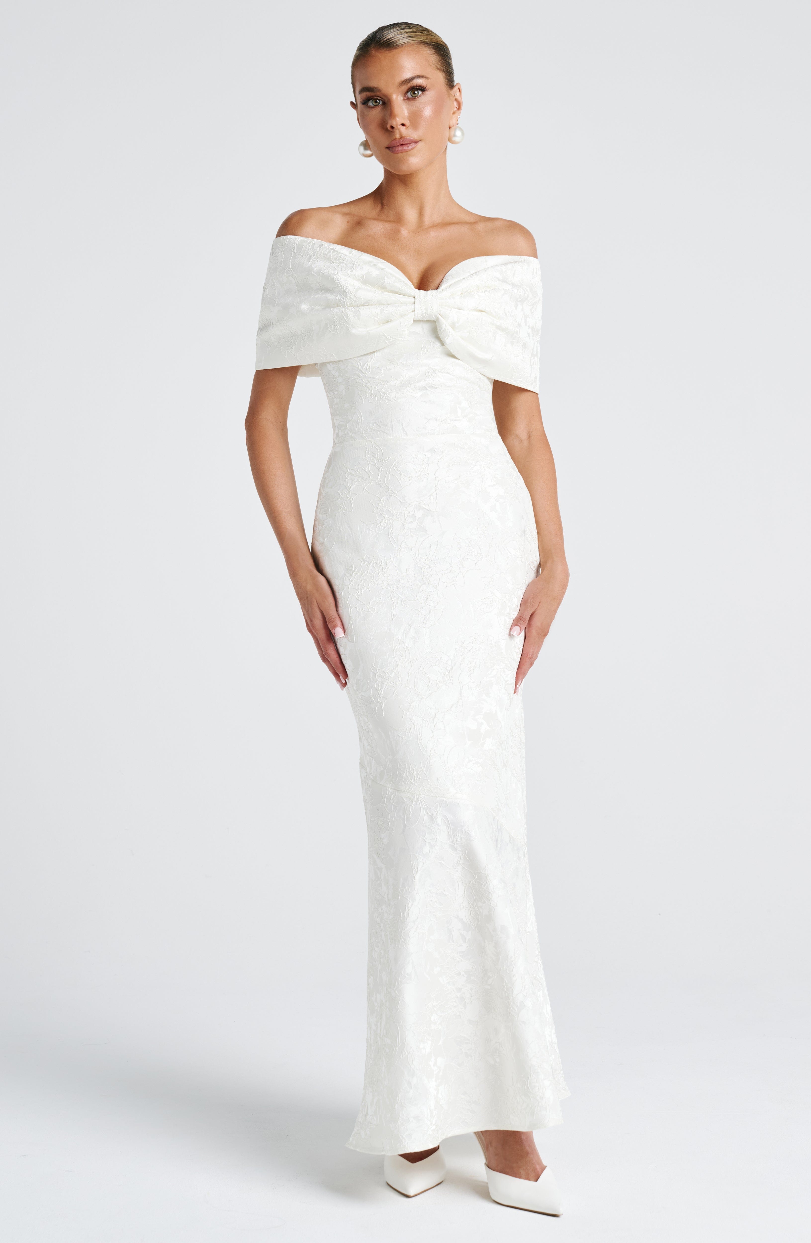 Emberly Maxi Dress - Ivory - Napalia