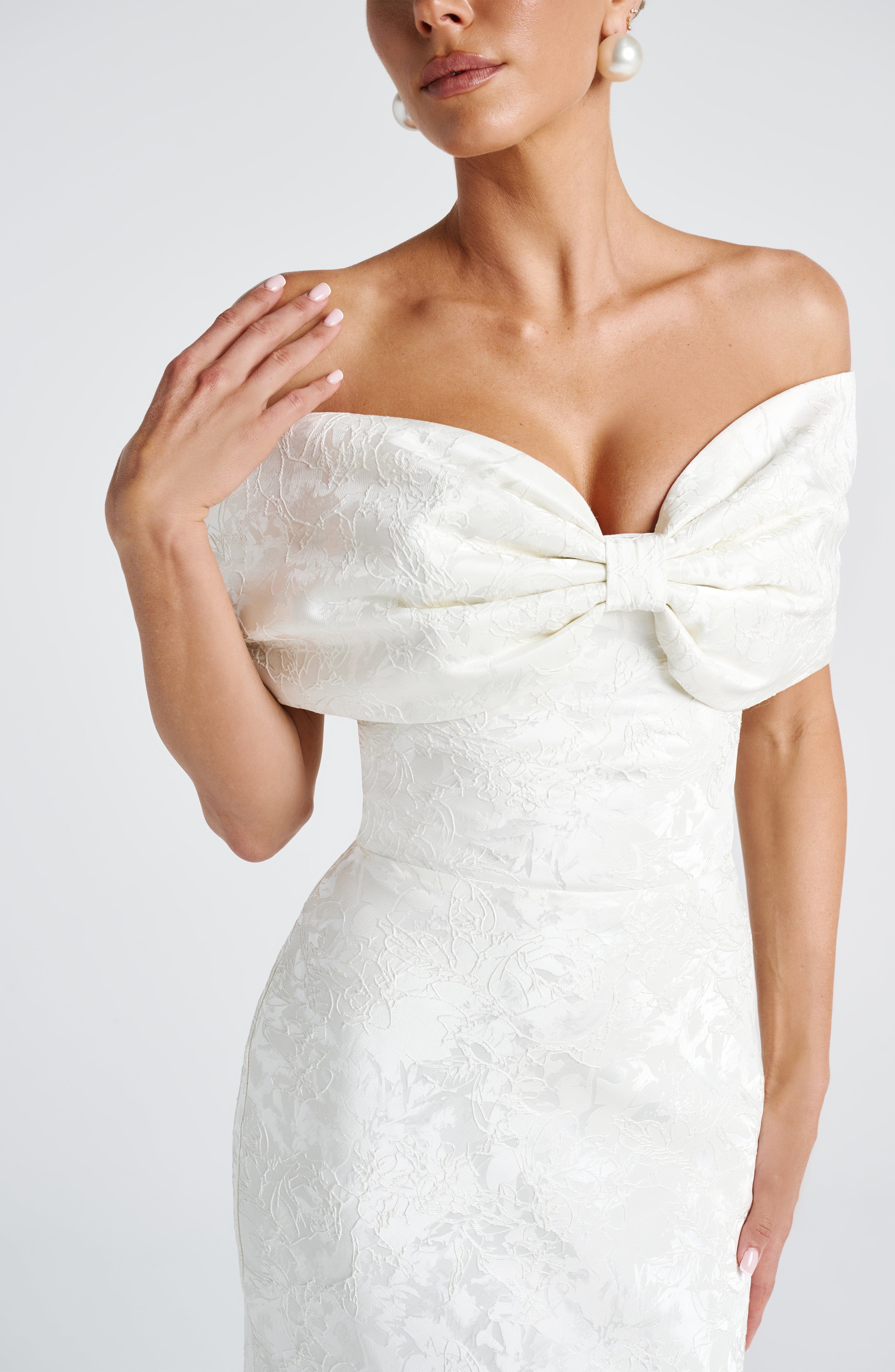 Emberly Maxi Dress - Ivory - Napalia
