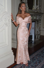 Emberly Maxi Dress - Soft Peach - Napalia