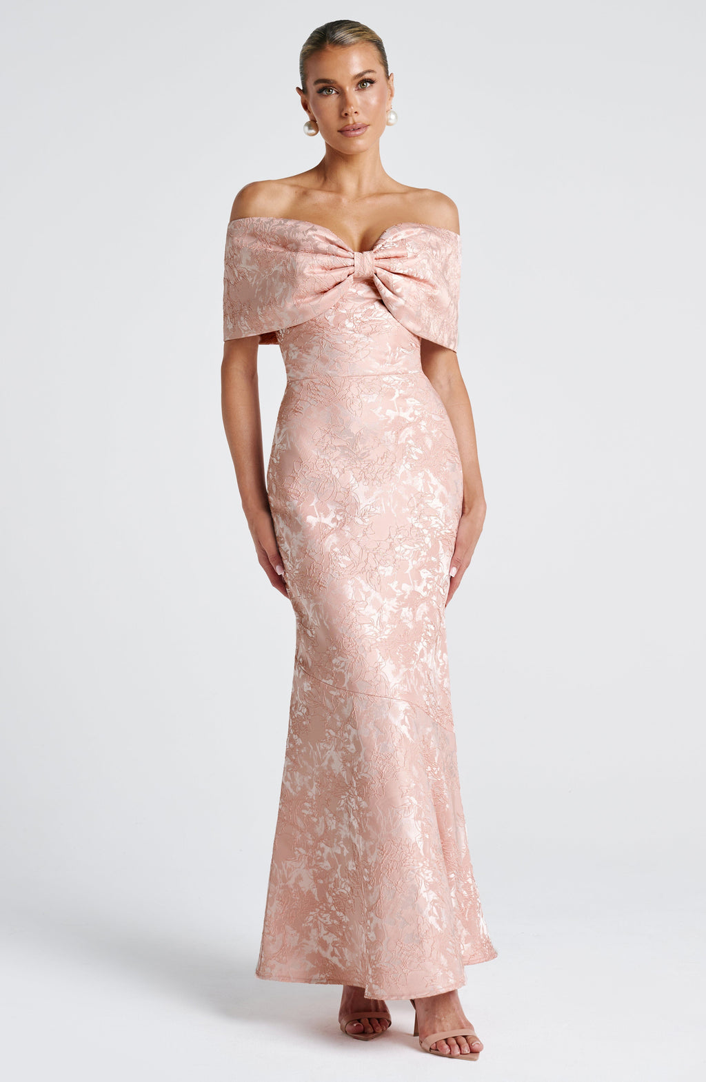 Emberly Maxi Dress - Soft Peach - Napalia