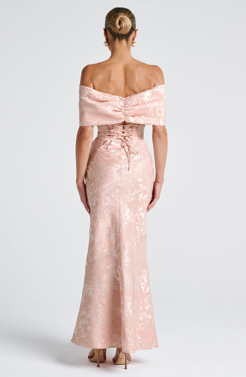 Emberly Maxi Dress - Soft Peach - Napalia