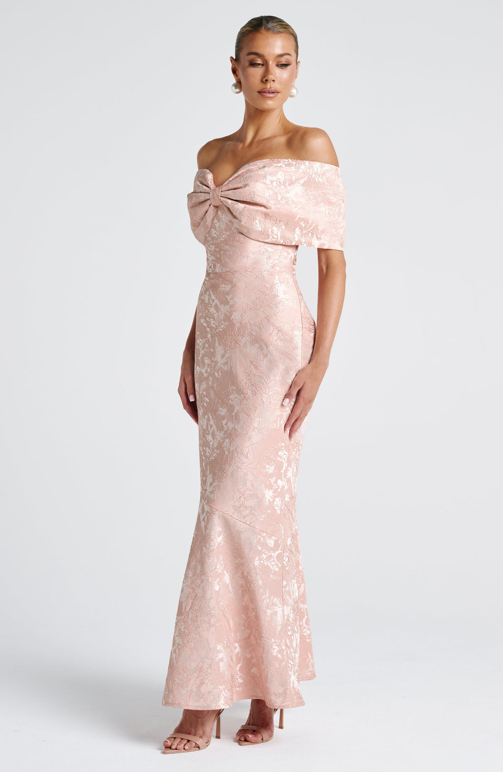 Emberly Maxi Dress - Soft Peach - Napalia