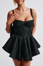 Emelie Playsuit - Black - Napalia