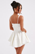 Emelie Playsuit - Ivory - Napalia