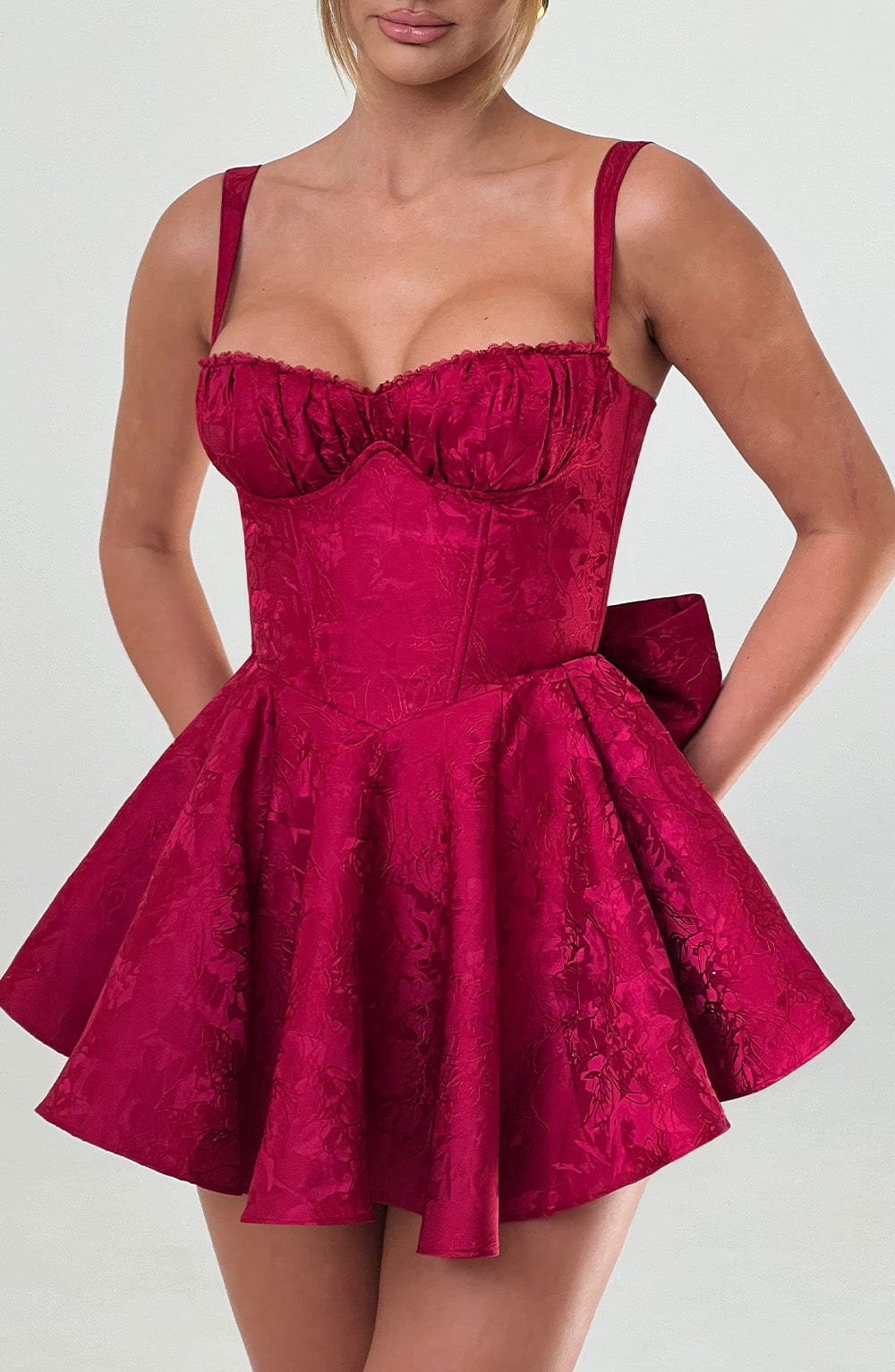 Emelie Playsuit - Red - Napalia