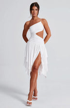 Emeline Midi Dress - White - Napalia