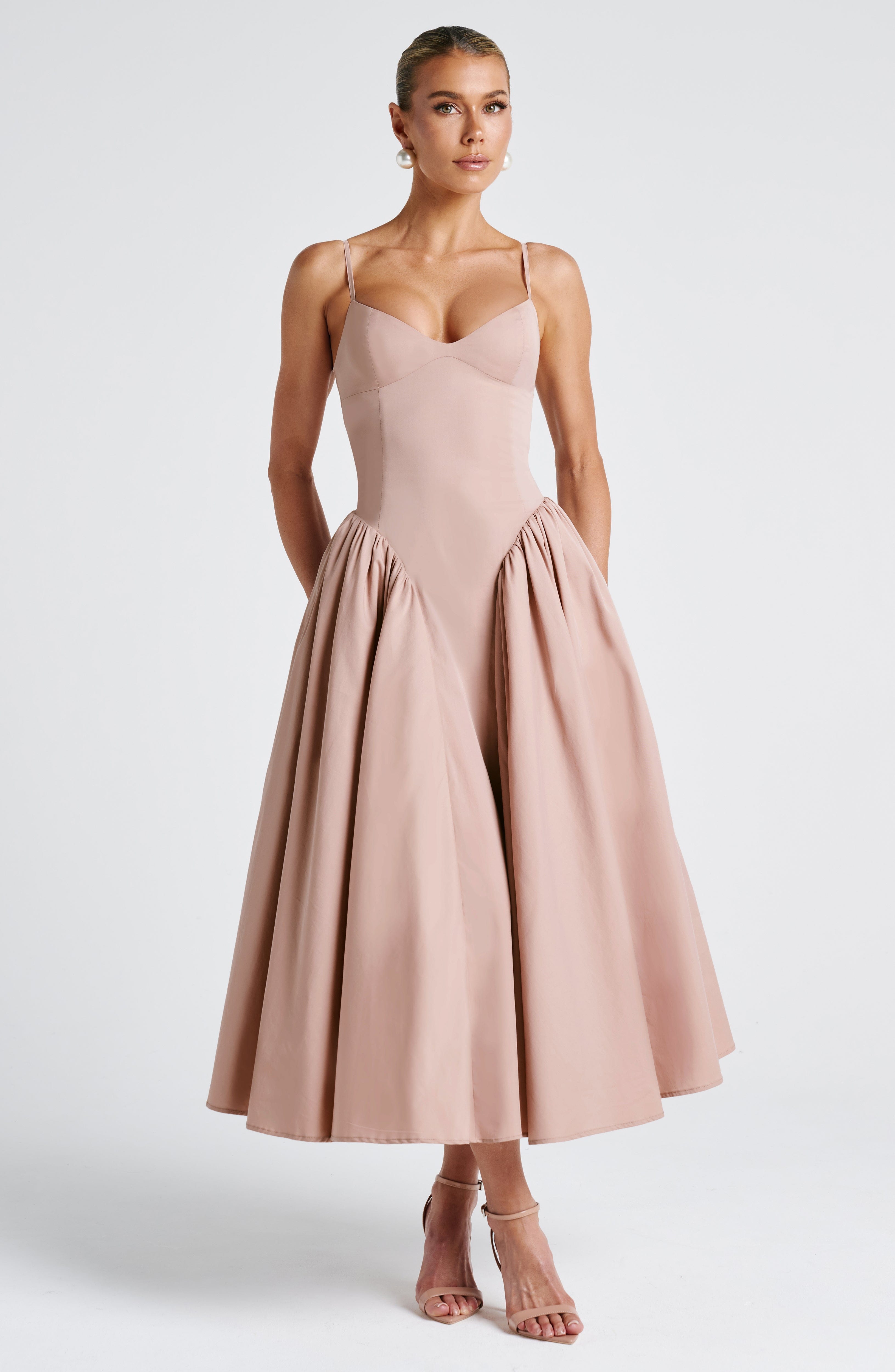 Emerson Midi Dress - Clay - Napalia