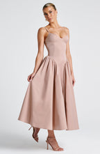 Emerson Midi Dress - Clay - Napalia
