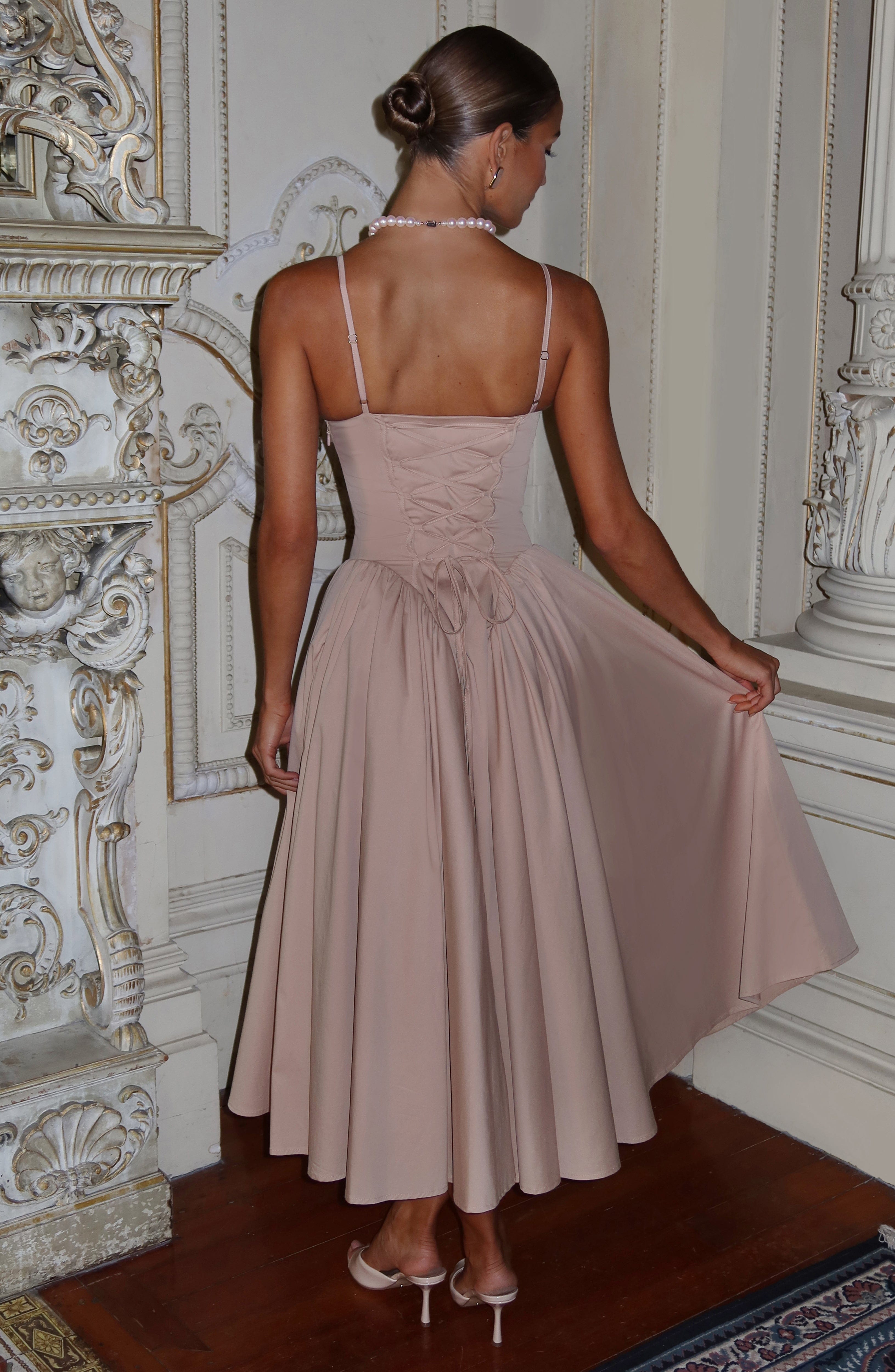 Emerson Midi Dress - Clay - Napalia